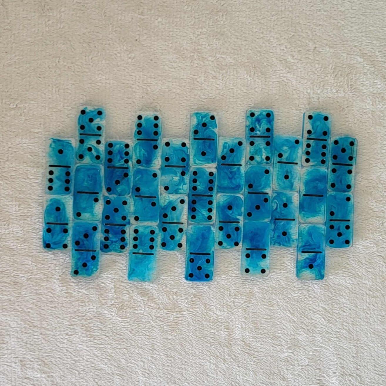 Jeu De Dominos Cyan