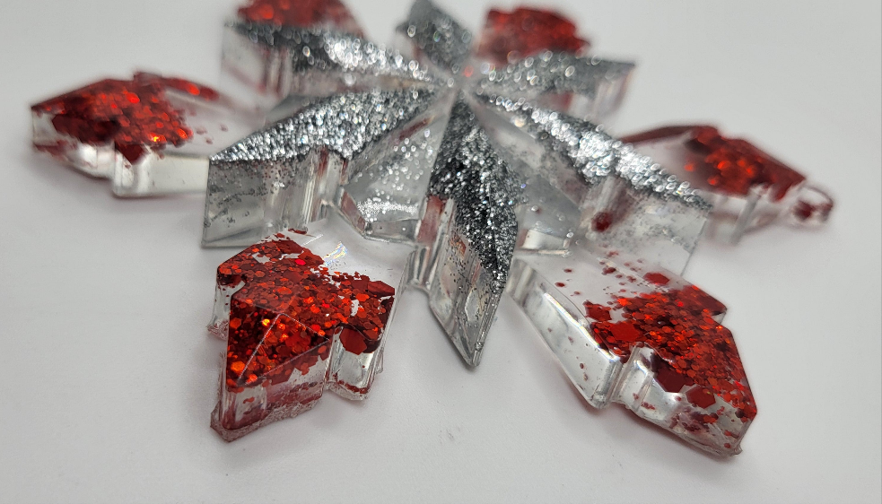 Boules de Noël forme étoiles