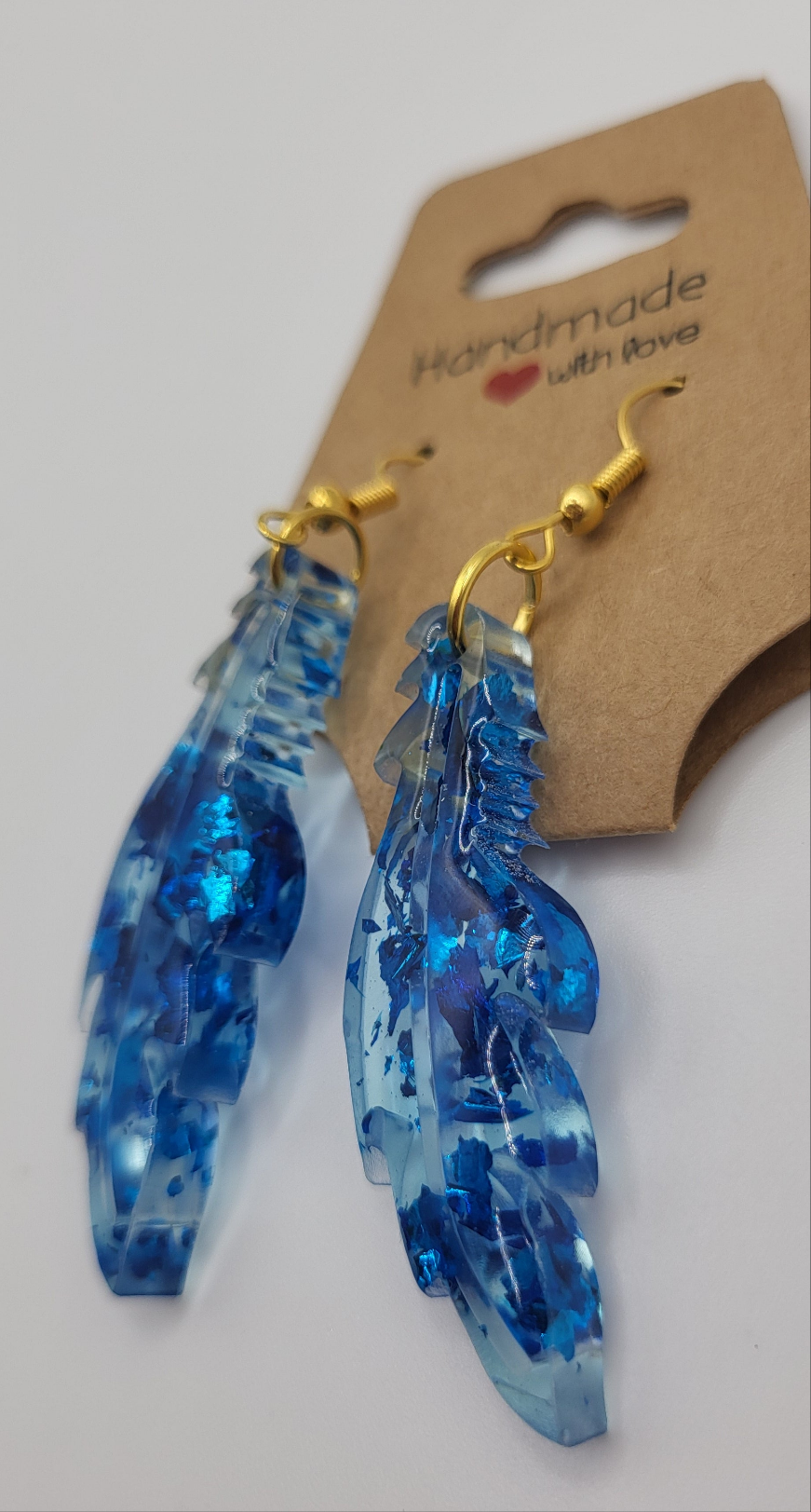 Boucles d’oreilles forme feuille