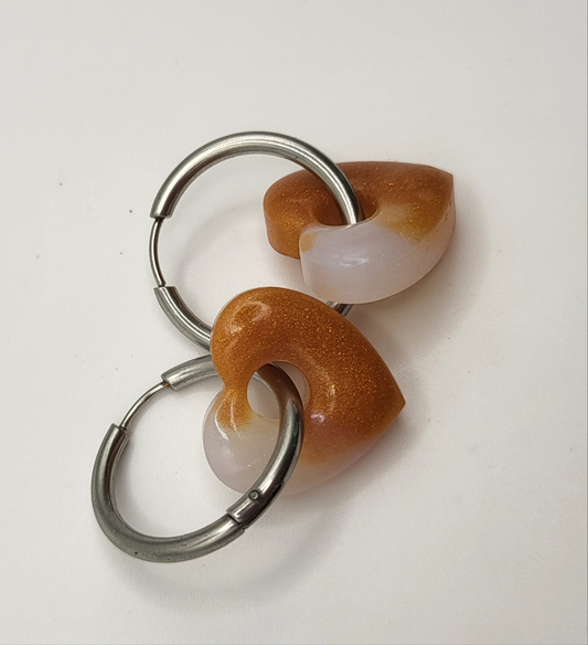 Boucles d’oreilles cœur