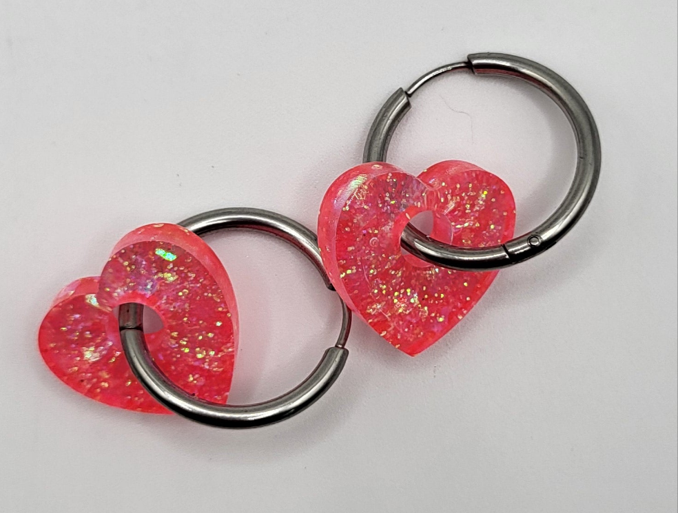 Boucles d’oreilles cœur