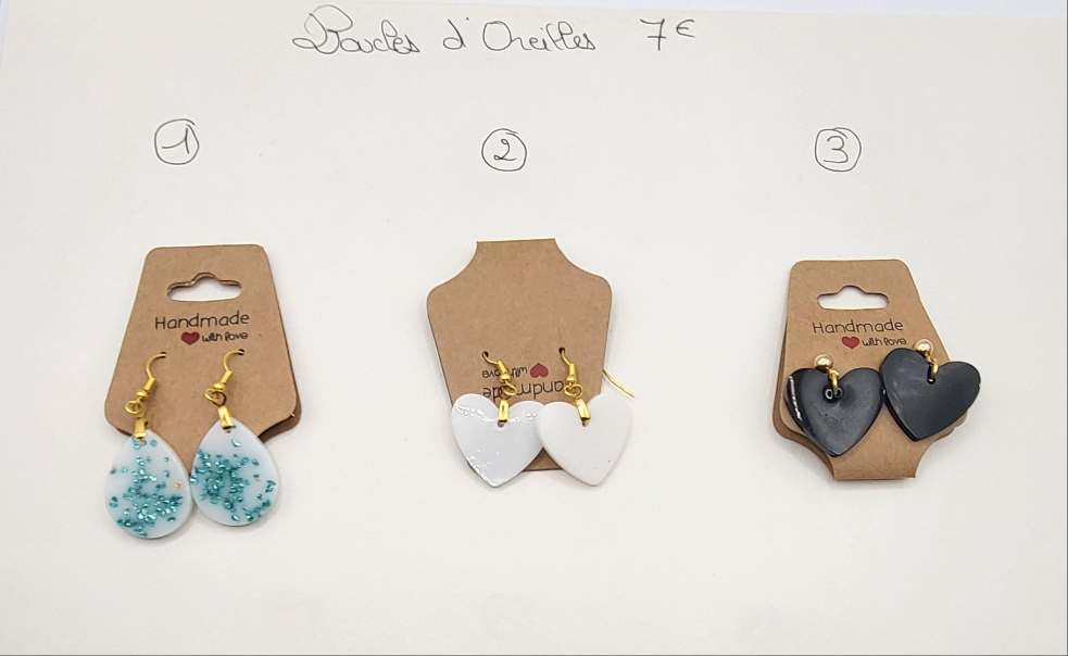 Boucles d’oreilles pendantes