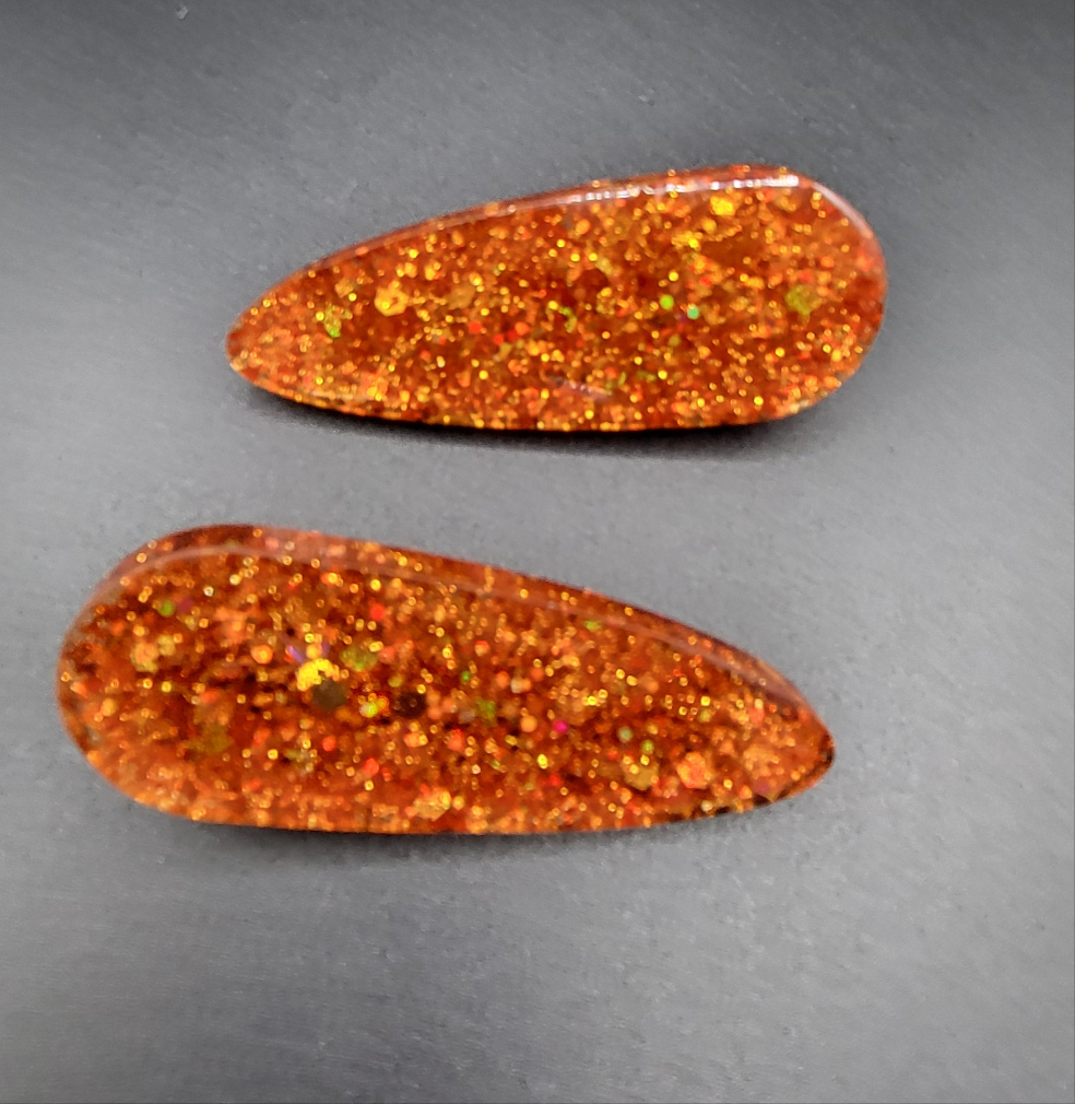 Barrettes Holographique unique lot de 2