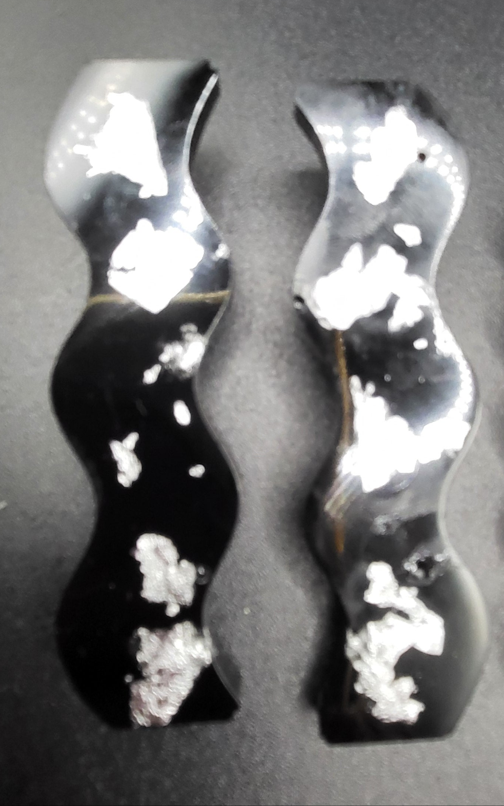Lot de 4 barrettes artisanales uniques