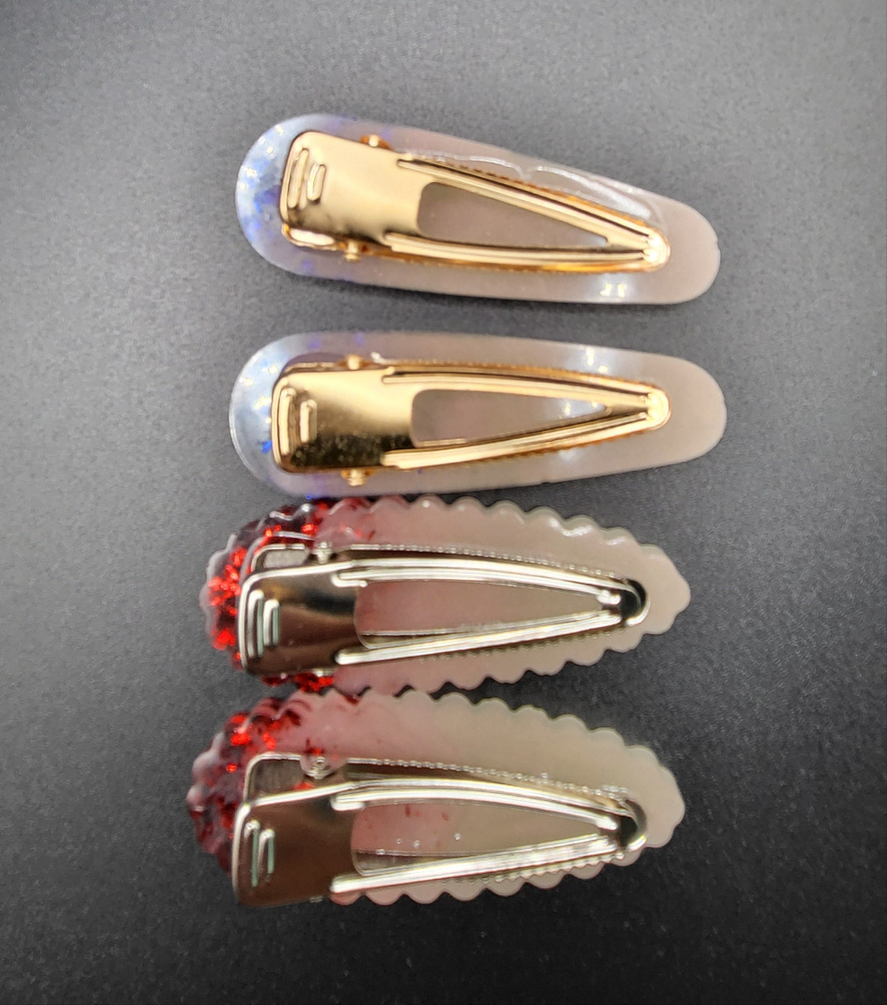 Barrettes Artisanat résine