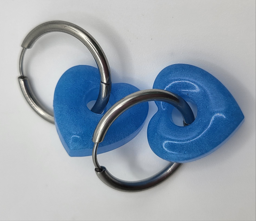 Boucles d’oreilles cœur