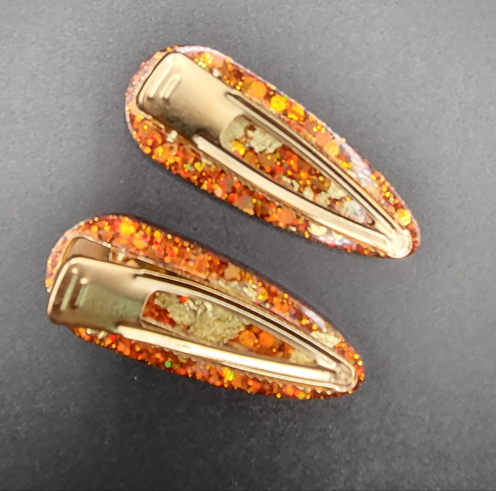 Barrettes Holographique unique lot de 2