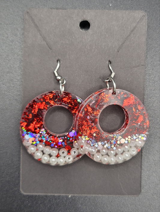 Boucles d’oreilles pendantes unique