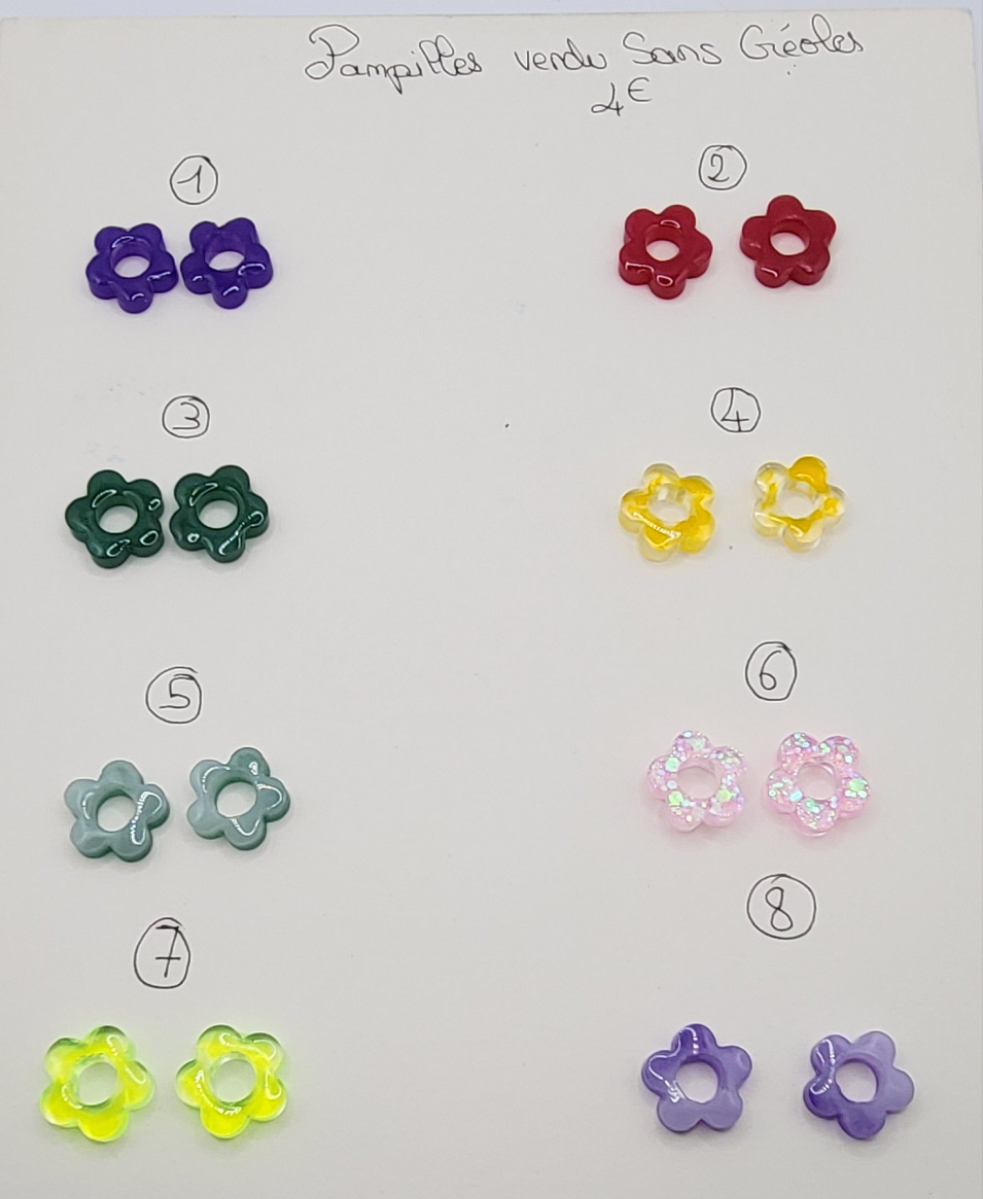 Boucles d’oreilles Pampilles