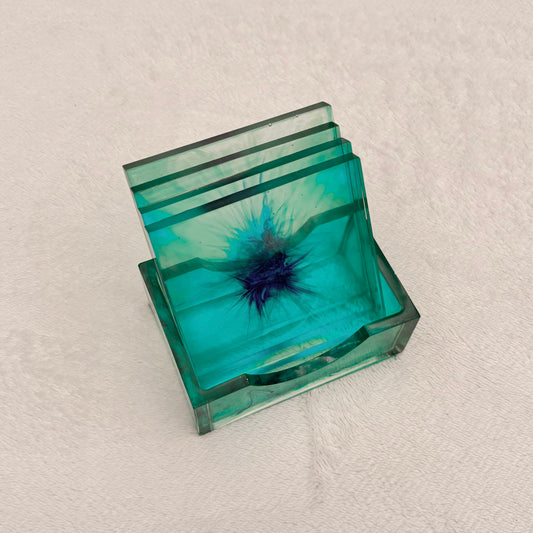 Dessous De Verres Éclat Bleu