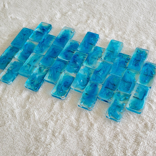 Jeu De Dominos Cyan