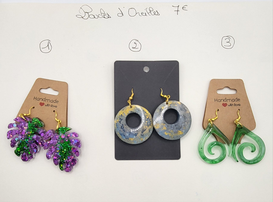Boucles d’oreilles pendantes