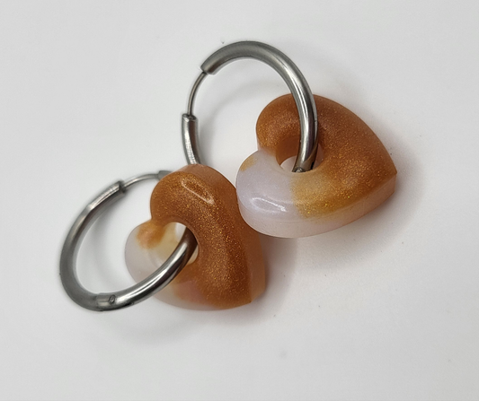 Boucles d’oreilles cœur